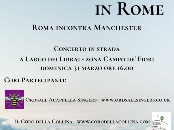 Choirs fusion in Rome - Roma incontra Manchester