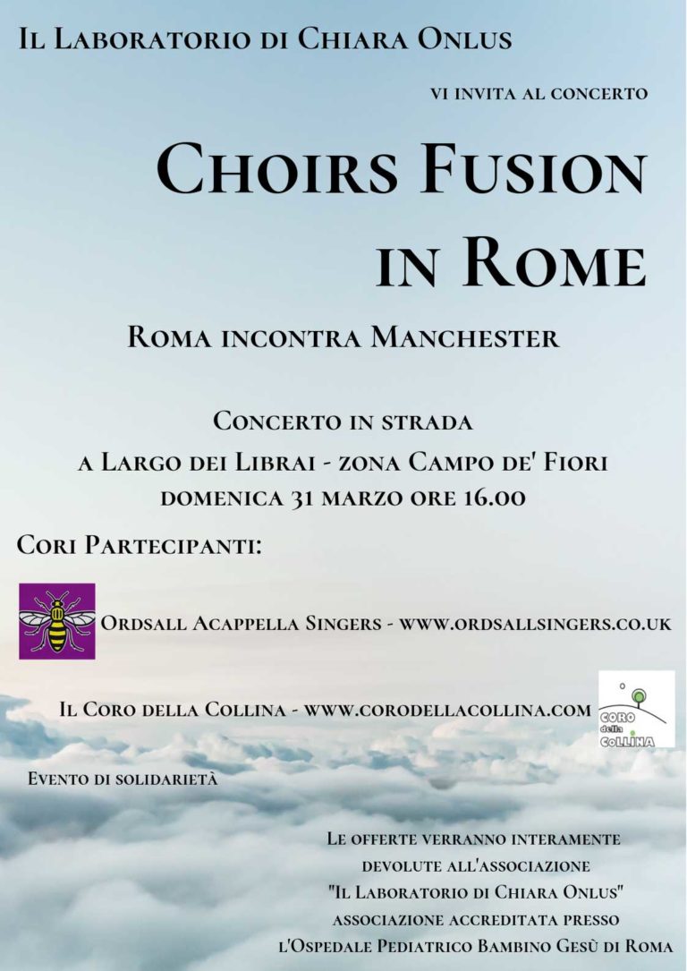 Choirs fusion in Rome - Roma incontra Manchester